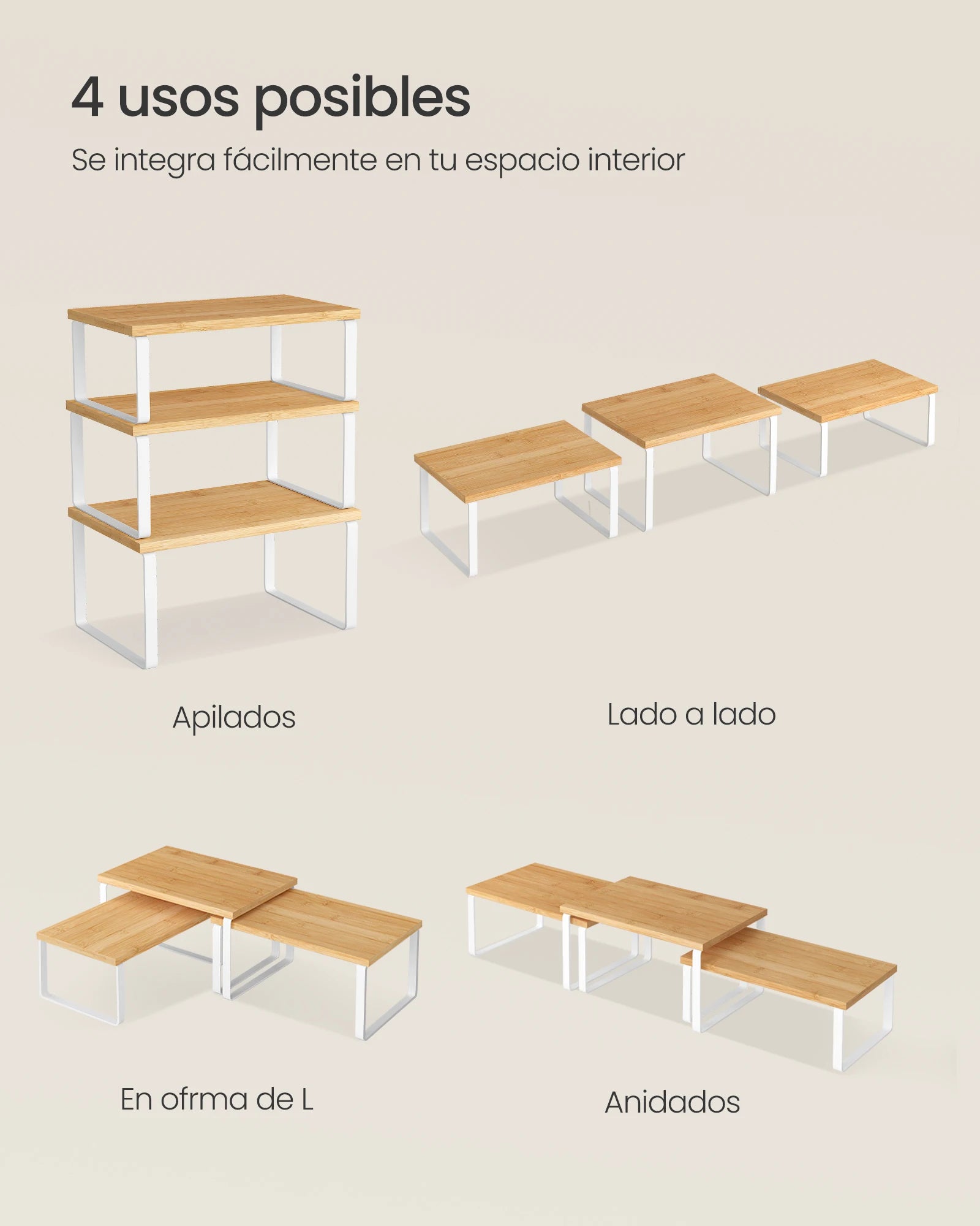Organizador - juego de 3